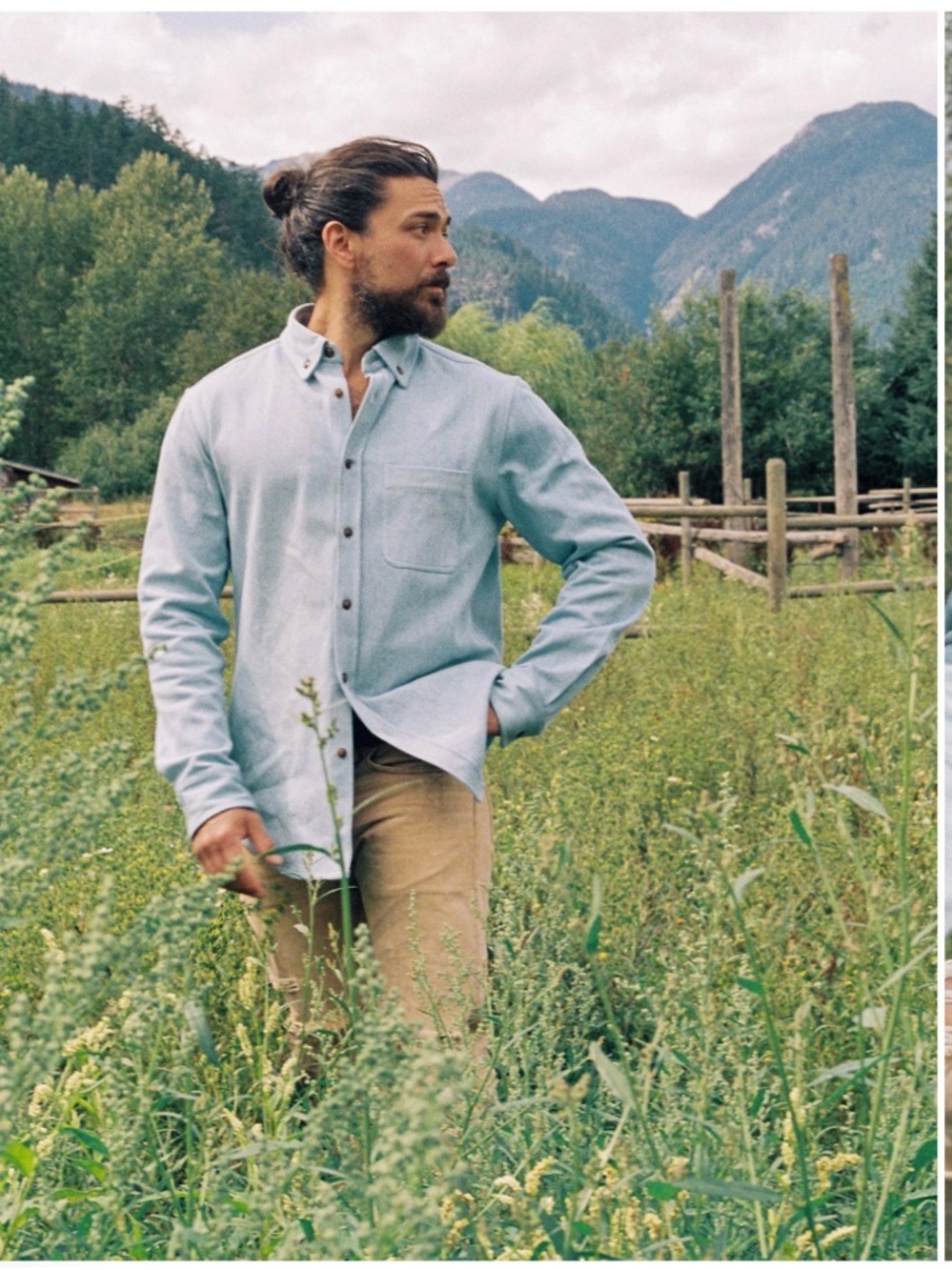 Anian denim shirt, M